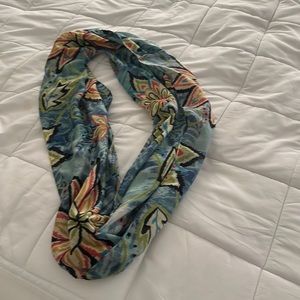 Floral infinity scarf